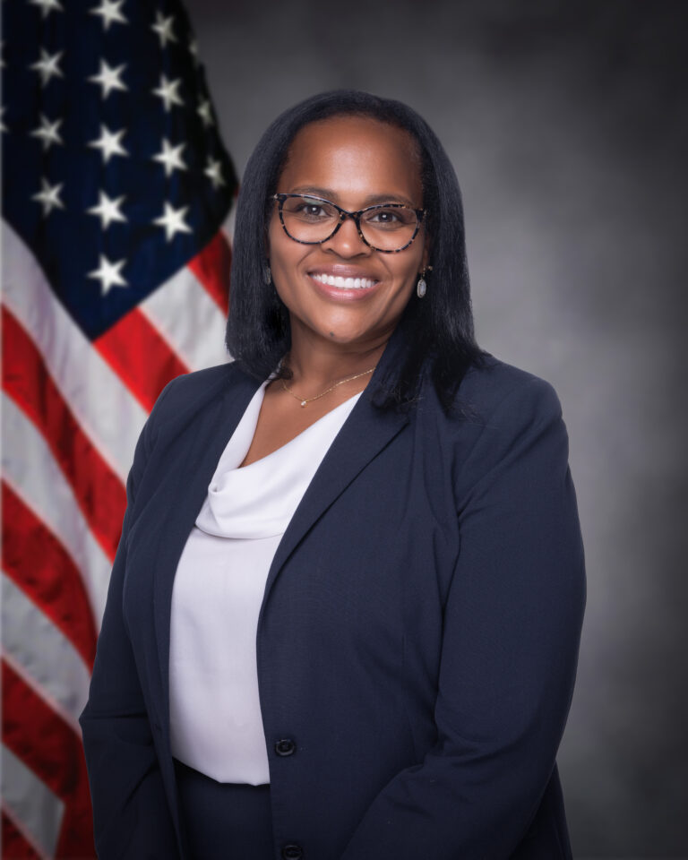 makayla danner with flag